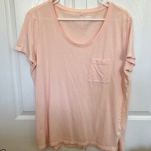 Pink boyfriend tee